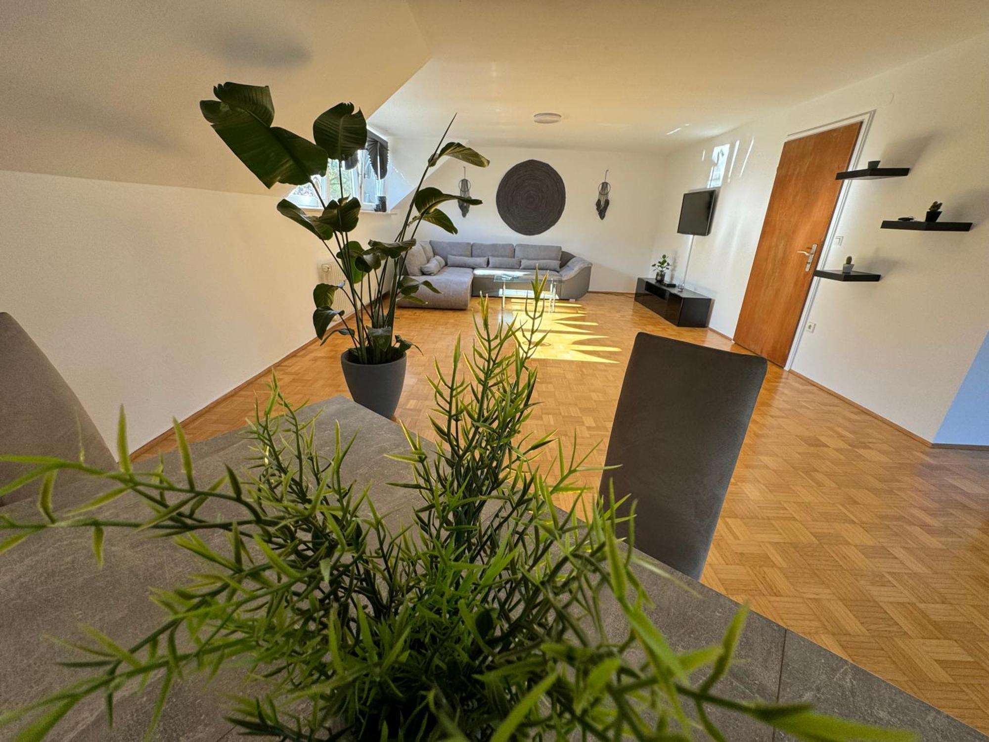 Ferienwohnung Fewo Boho 110 Qm Mit Bergblick 3 Min Bahnhof Laufen Exterior foto